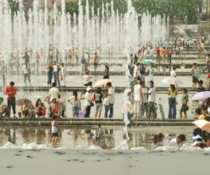 В жару жителей столицы Литвы охладит "водяной туман"