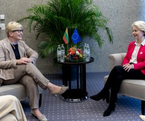 Премьер Литвы обсудила с главой ЕК помощь Украине, шаги в достижении членства в ЕС