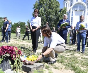 Диана Науседене посетила Ирпень и Бучу