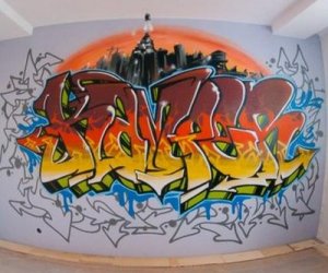 Дом страдает от граффити