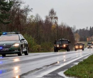 В Вильнюсе - мероприятие НАТО, по дорогам будут двигаться танки