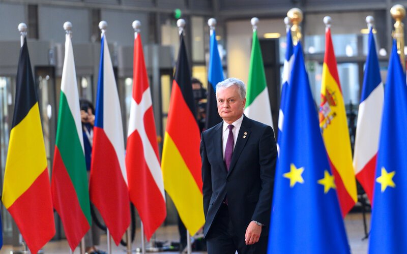 Науседа примет участие в саммите ЕС, обсудит сотрудничество с королем Бельгии