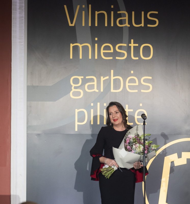 Писательница Кристина Сабаляускайте удостоена звания почётной гражданки Вильнюса
