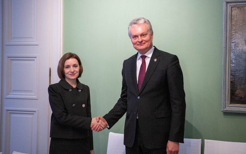Президент: Литва поддерживает и будет поддерживать интеграцию Молдовы в ЕС
