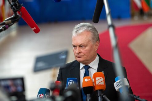 Президент Литвы Г. Науседа в понедельник созывает Госсовет по обороне