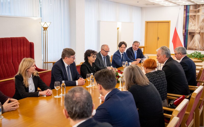 Президент Литы и глава Сейма Польши обсудили дальнейшую поддержку Украины