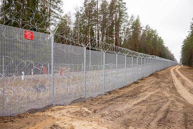 На границе Литвы с Беларусью не пропущены 11 нелегальных мигрантов