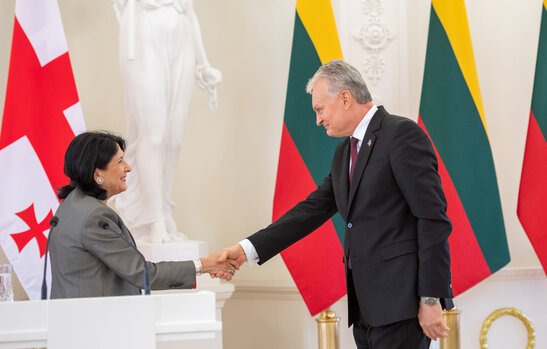 Президент Литвы Гитанас Науседа встретится с Президентом Грузии Саломе Зурабишвили