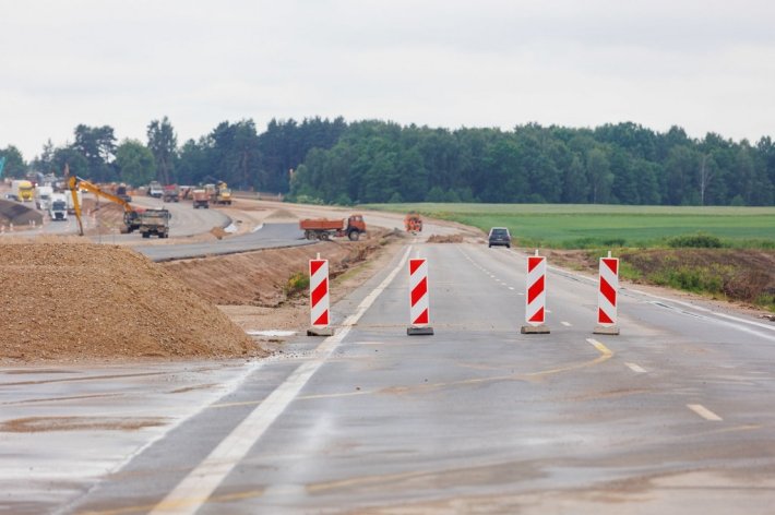 Завершается реконструкция первого участка автомагистрали Via Baltica в Литве