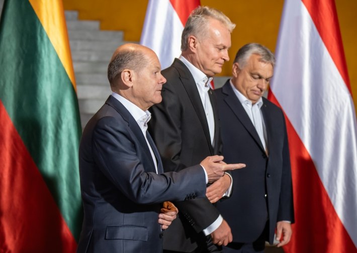 Г. Науседа и лидеры ЕС постараются переломить вето венгров по поводу Украины (обновлено)