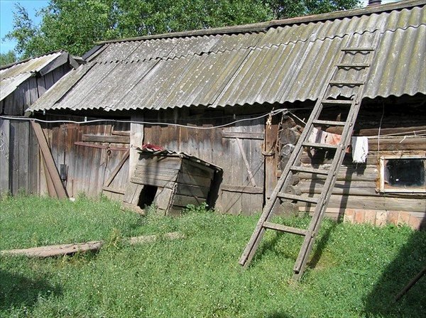 Снесли сарай